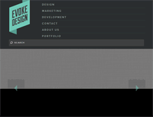 Tablet Screenshot of evokedesign.com
